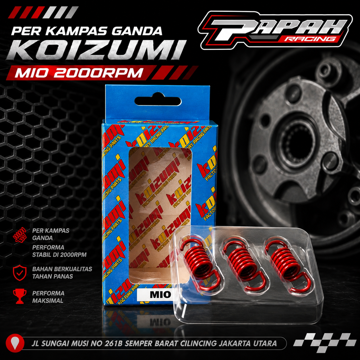 PER KAMPAS GANDA KOIZUMI MIO 2000RPM